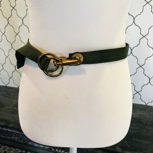 Nauti Gear brass & webb belt.